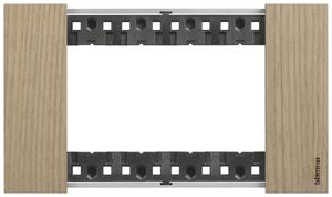 Cadre de recouvrement Living Now 4 modules 147.5×86mm oak