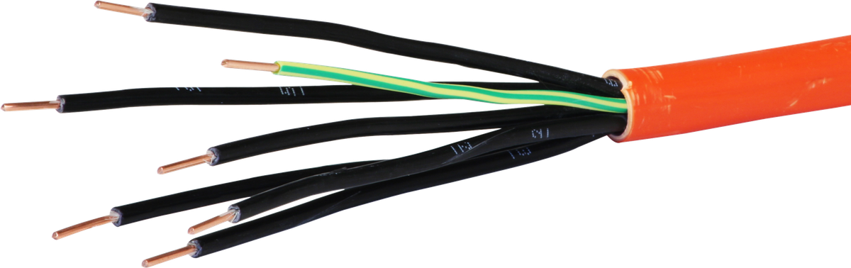 Sicherheitskabel FE180/E30 7×1.5mm² 6LPE orange