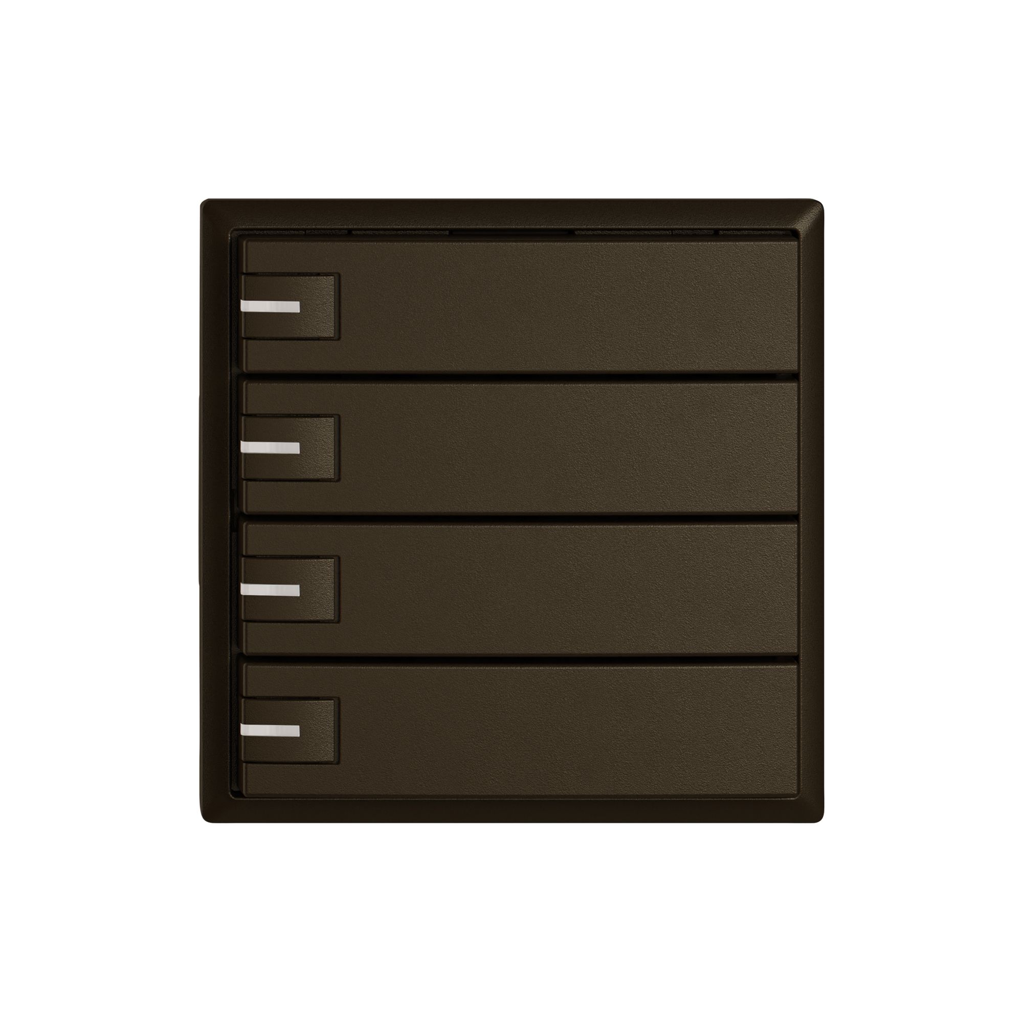 Pulsante universale EDIZIO.liv UNI SNAPFIX® 12…48V c.LED blu 4× com.1T ma