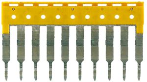 Querverbinder Weidmüller ZQV 2.5/10 gesteckt 10L 5.1mm isoliert 24A gelb