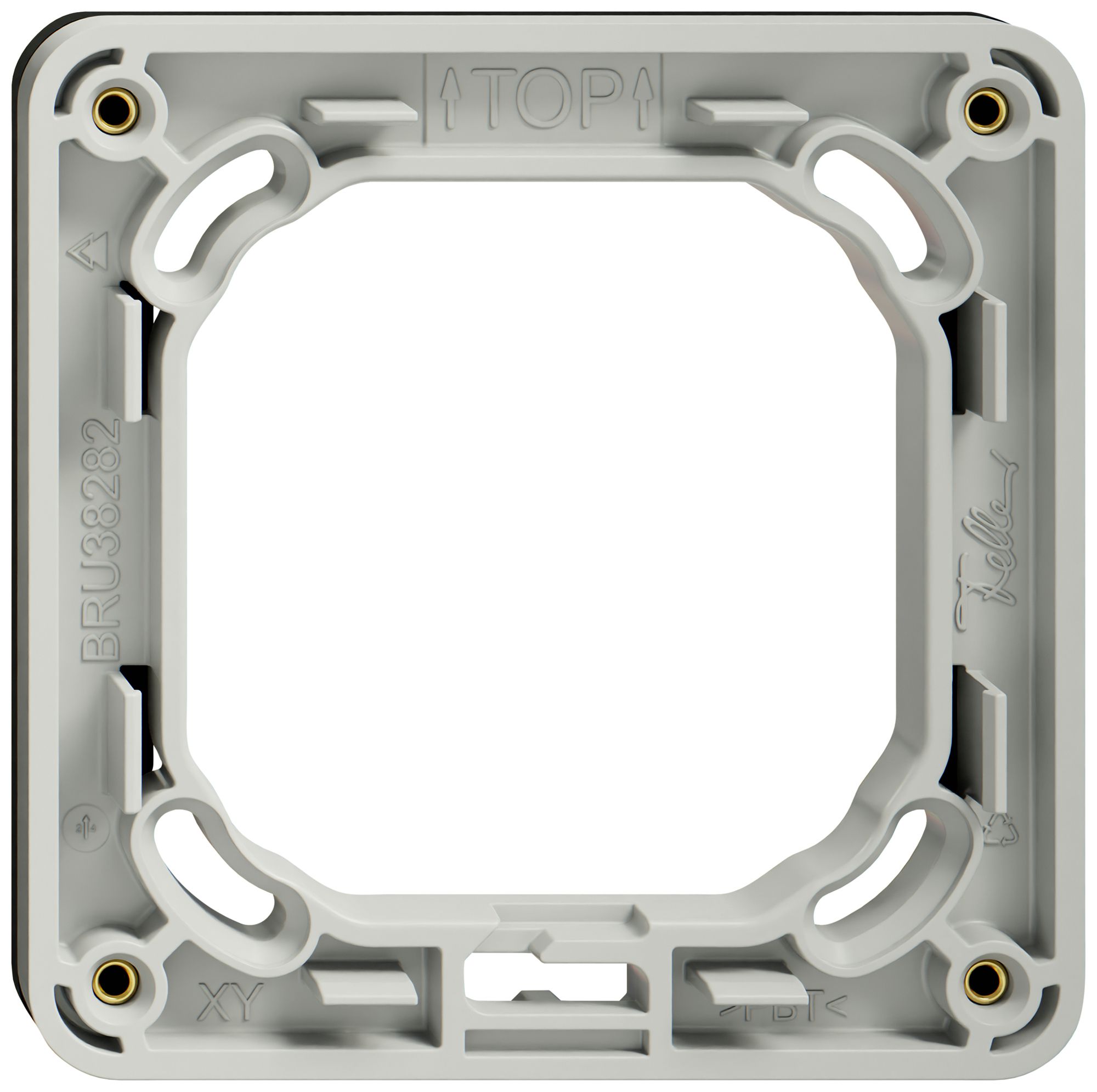 UP-Montagerahmen Feller NEVO SNAPFIX® 1×1 87×87mm grau