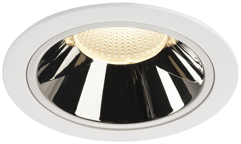 LED-Downlight SLV NUMINOS XL 37.4W 3500lm 3000K 20° DIM Ø160×108mm ws/Cr