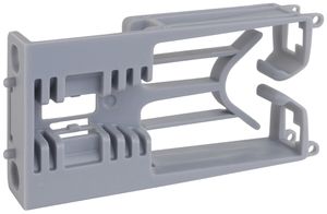 Rangierfeld-Frontkabelmanager Netscale 48, 80mm, 1HE, grau