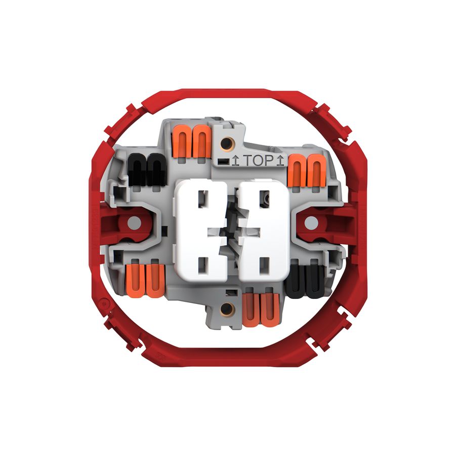 Pulsante Feller SNAPFIX® 2×AR/1P