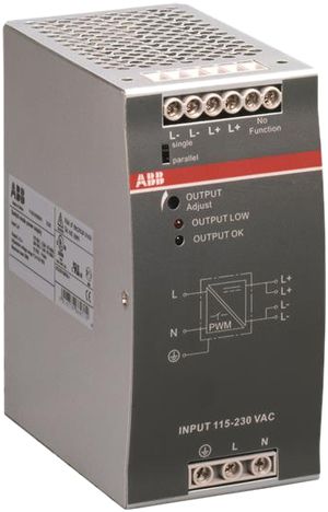 Schaltnetzteil ABB CP-E 24/5.0, IN:115/230VAC, OUT:24VDC/5A