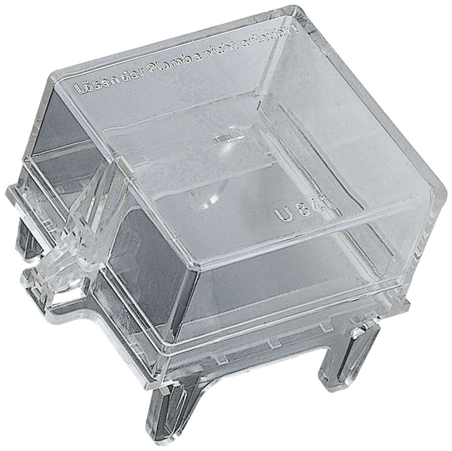 Plastron de plombage pour disjoncteur Hager