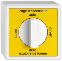 Interrupteur rotatif AP EDIZIO.liv SNAPFIX® a.man.grav.F auto-ouv-auto-ouv jn