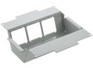 Elément de montage p.WAK 200×200mm gris clair vide, hauteur chape 75…140mm