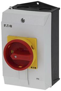 Sectionneur de charge AP Eaton P1-40/I2/SVB 3P 40A 690V IP65 rouge