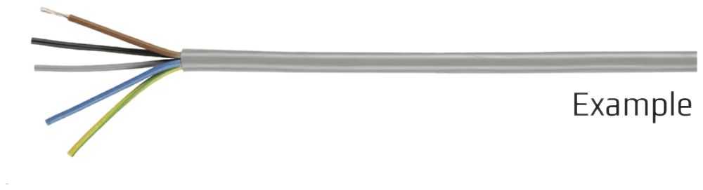 Cavo d'installazione TT-flex JB CEE PVC 5×1mm² Eca grigio