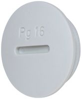 Bouchon de fermeture Plica PS PG13 gris