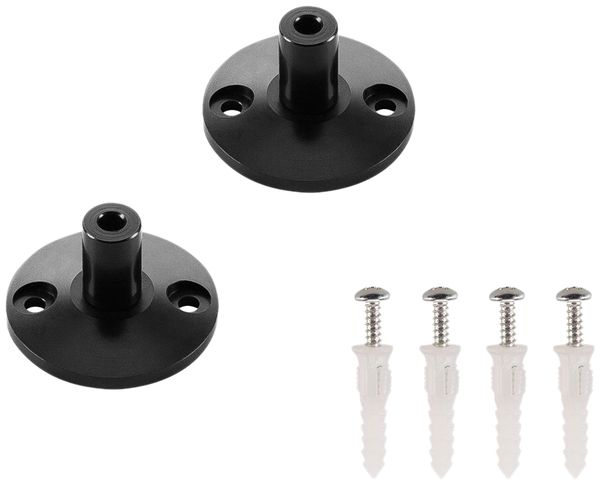 Supporto murale SLV per TENSEO, corto 2 pezzi nero