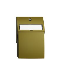 Montageset EDIZIOdue F, mit Flachauslasshaube, für 2×Keystone, olive