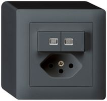 Combinazione luminosa AP 3/1P+A-R+T13 antracite kallysto