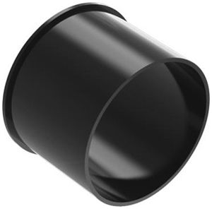 Blendbegrenzung DOTLUX SLIMtrack Aluminium Ø63×44mm schwarz gerade