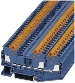 Borne 0.5…2.5mm² bleu connexion rapide QTC 2.5-TWIN BU