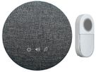Kit carillon sans fil AP A. Steffen 4.5VDC 97dB rond gris