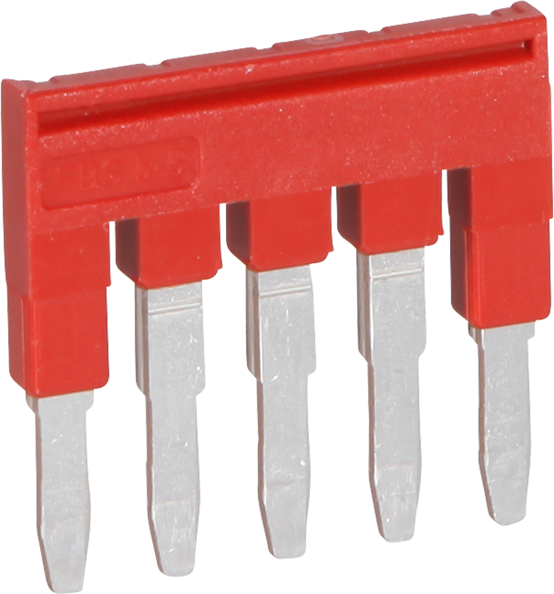 Pont enfichable 5mm 5L rouge CLIPLINE