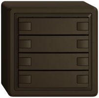 AP-KNX-Taster RGB EDIZIO.liv SNAPFIX® Temperaturfüh.o.LED 8×Taste 1-Tbed.br