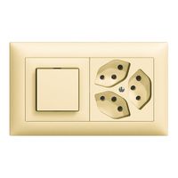 UP-Kombination EDIZIOdue 3/1P+3×T13 vanille, horizontal