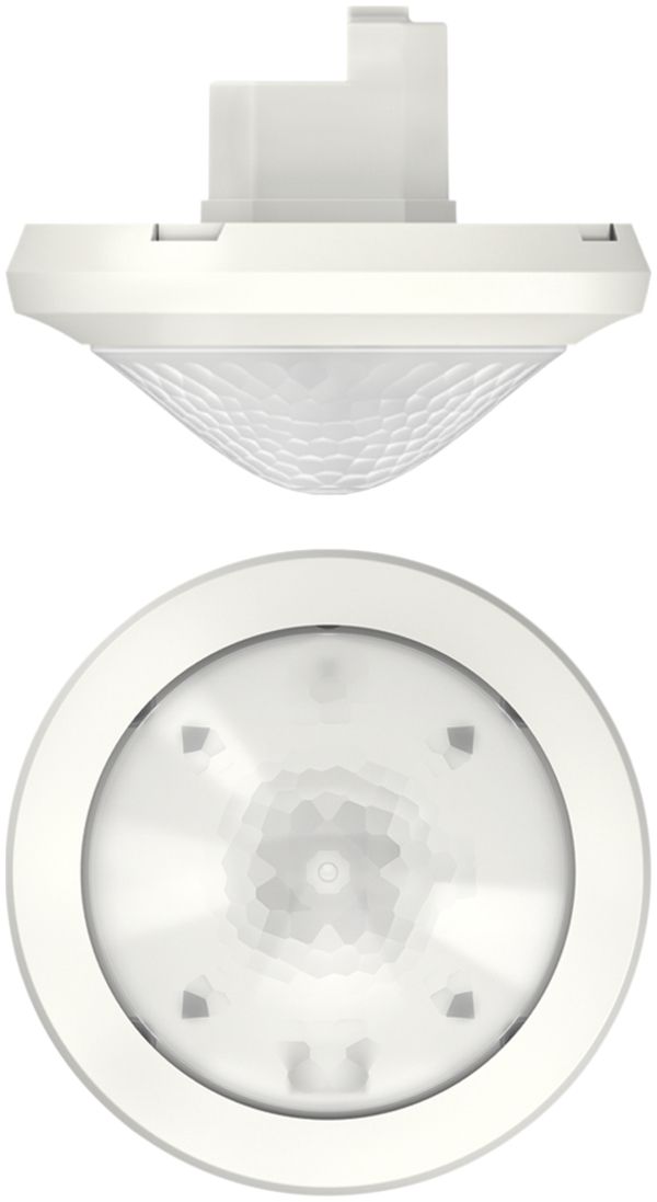 UP-Präsenzsensor Theben theRonda P360 DALI-2 S, Ø110×83mm, weiss