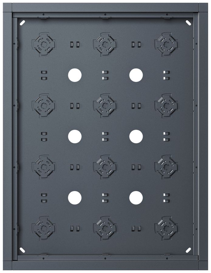 Boîtier AP Siedle 12× 332×432×36.5mm anthracite