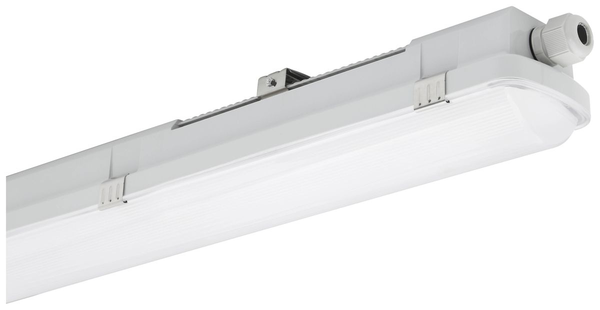 LED-Feuchtraumleuchte Sylvania RESISTO 1200 36W 5050lm 840 IP66 1200mm grau