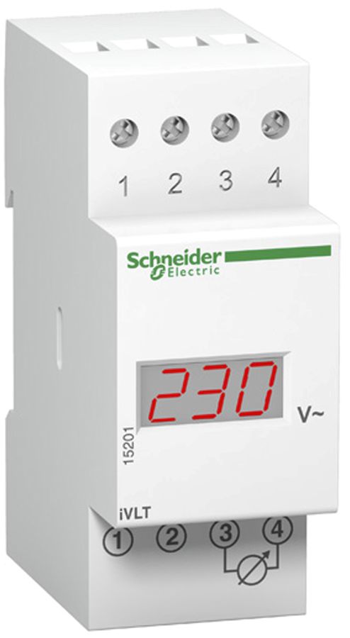 Voltmetro INS Schneider Electric 0…600VAC VLT Clario