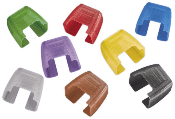 Farbcodierung R&M blau für Rangierkabel Kat.6