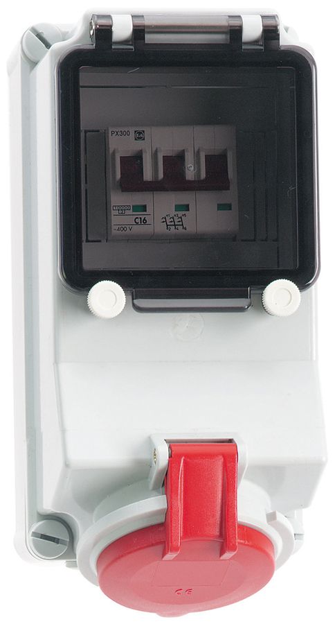 AP-Steckdose Bals CEE Quick-Connect 32A 5P 400V 6h IP44 Ni 5TE LSFI32A 30mA