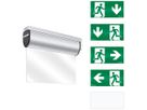 Luminaire de secours ESYLUX SLC EL LED IR 230V 3W IP40 3h al montage latéral