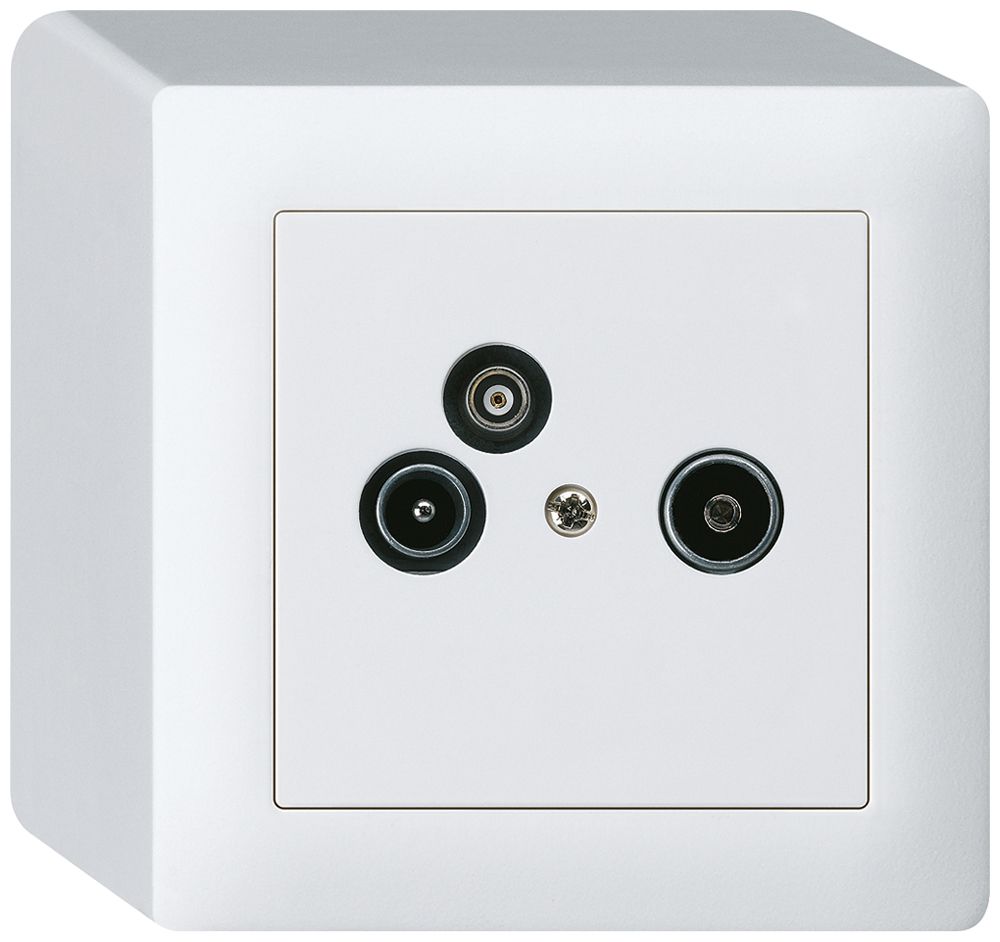 AP-Antennendose R/TV-Daten kallysto 2GHz 14db weiss