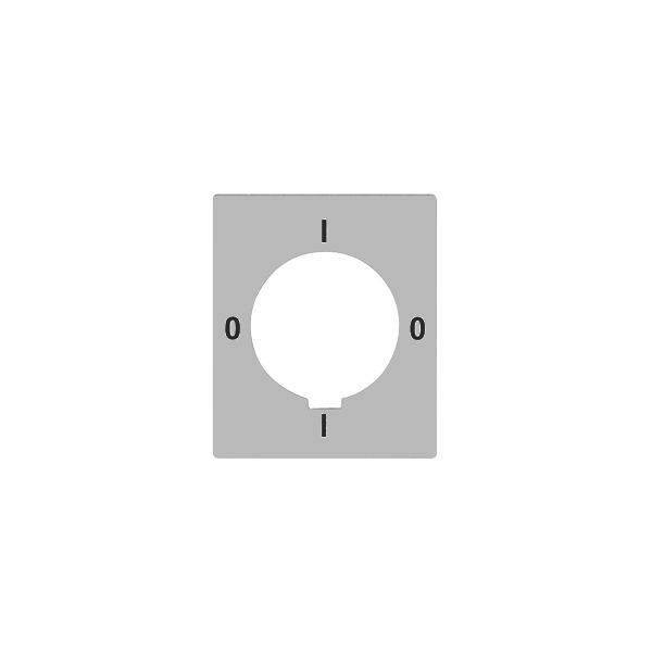 Disque indicateur FLF 0-1-0-1 pour interrupteur à clé FH