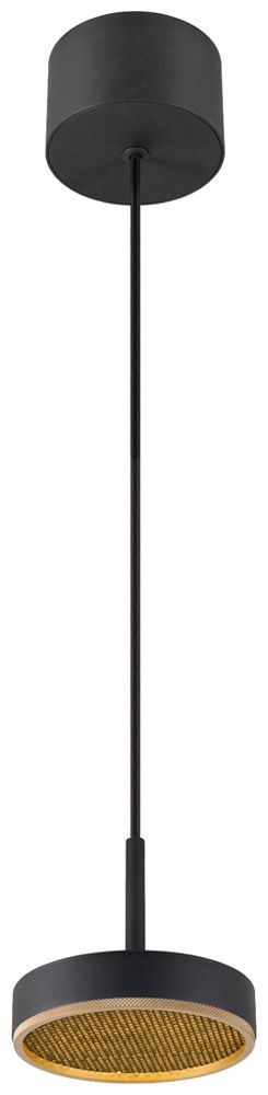 LED-Pendelleuchte SLV GRIP FLAT PD 16W 400lm 2700…3000K DIM Ø140mm schwarz