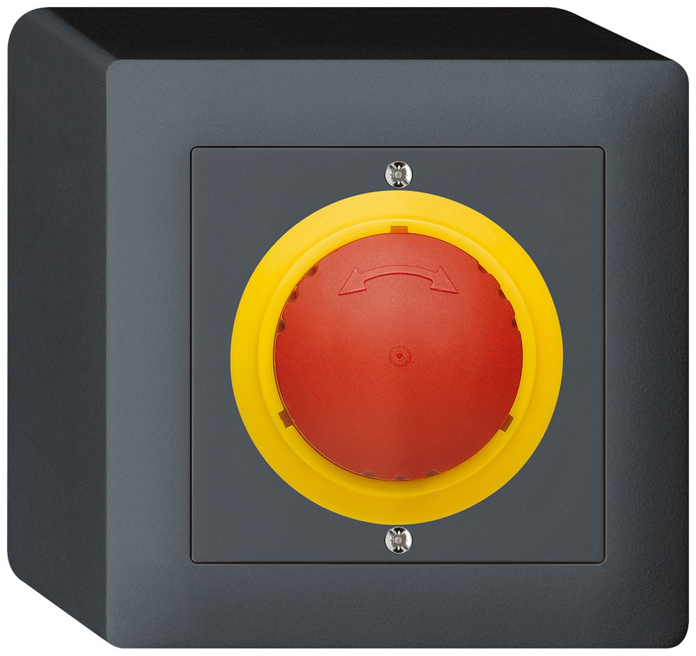 Contact pivotant AP kallysto ARRÊT D'URGENCE anthracite