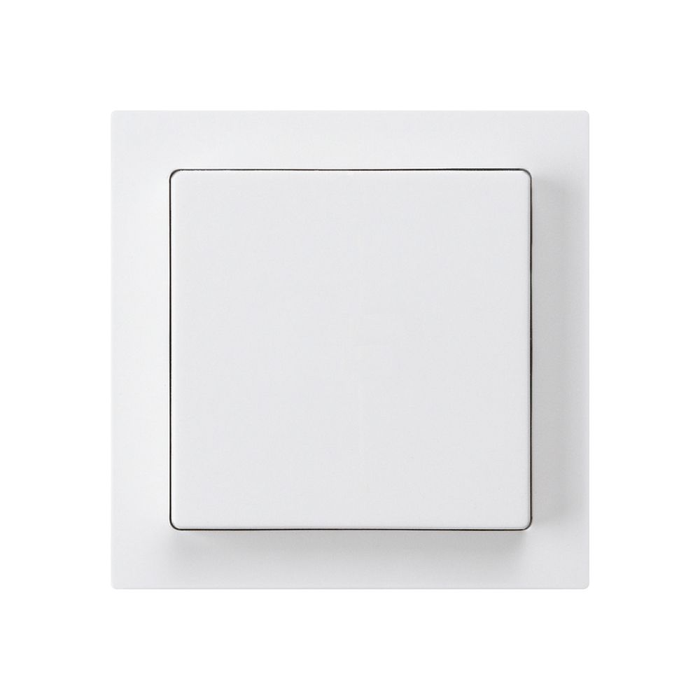 Interrupteur ENC Hager kallysto 3/1L blanc 60×60mm