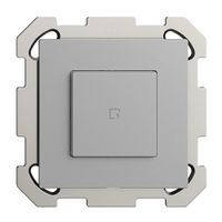 Pulsante scena INC 1 scena/1T Edue Wiser silver