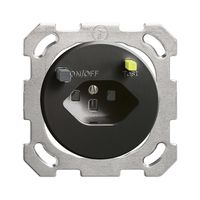 UP-Steckdose FH T23 FI 30mA PM, schwarz