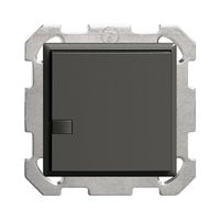 Variateur LED ENC EDIZIOdue ZEP FM sans LED 1×bouton 1×commande noir