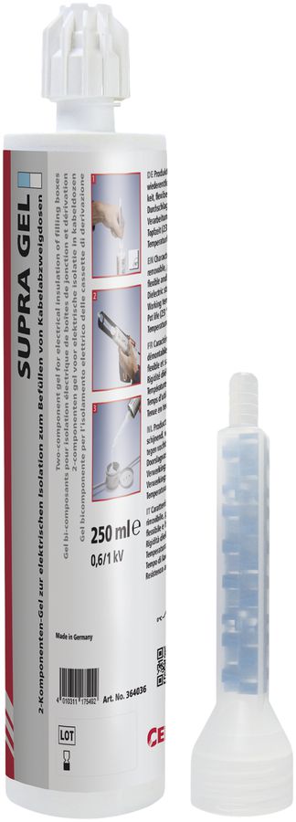 2-Komponentengel Cellpack SUPRA GEL 250ml in Kartusche mit Statikmischer
