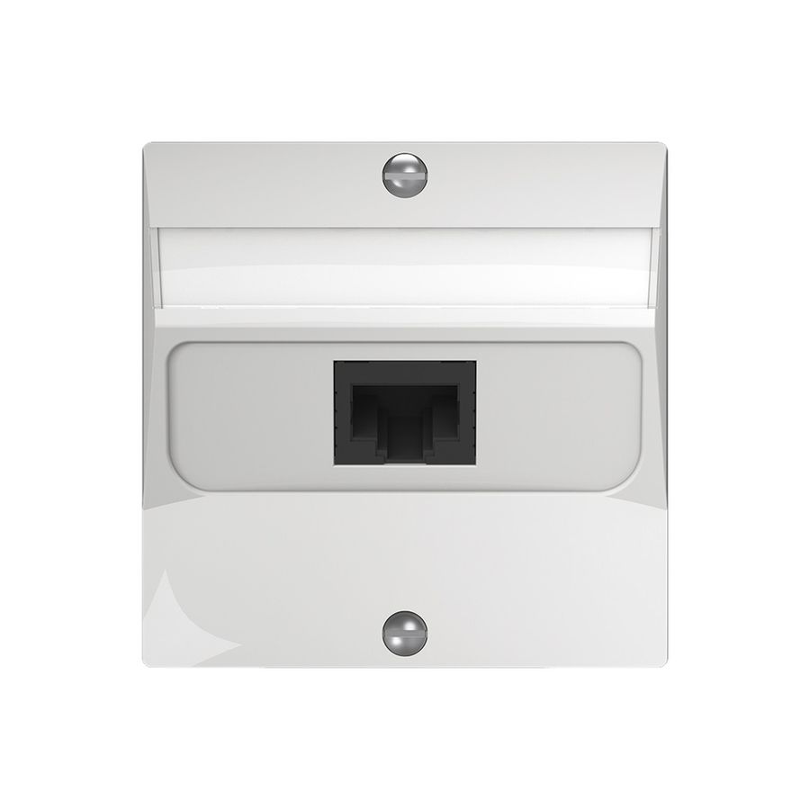 UP-Anschlussdose SIDUS 1×RJ45 weiss glänzend