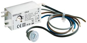 Interruttore crepuscolare ESYLUX CDS-E, bianco