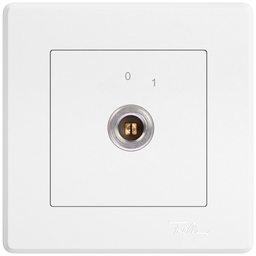 Interruttore a chiave INC EDIZIO.liv 1P quadra./fess.20A 690V 0-1 rientr.bi