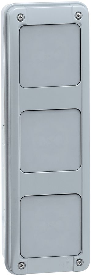 Scatola d'ampliamento PLEXO 3 per distributore 2 file verticale grigio