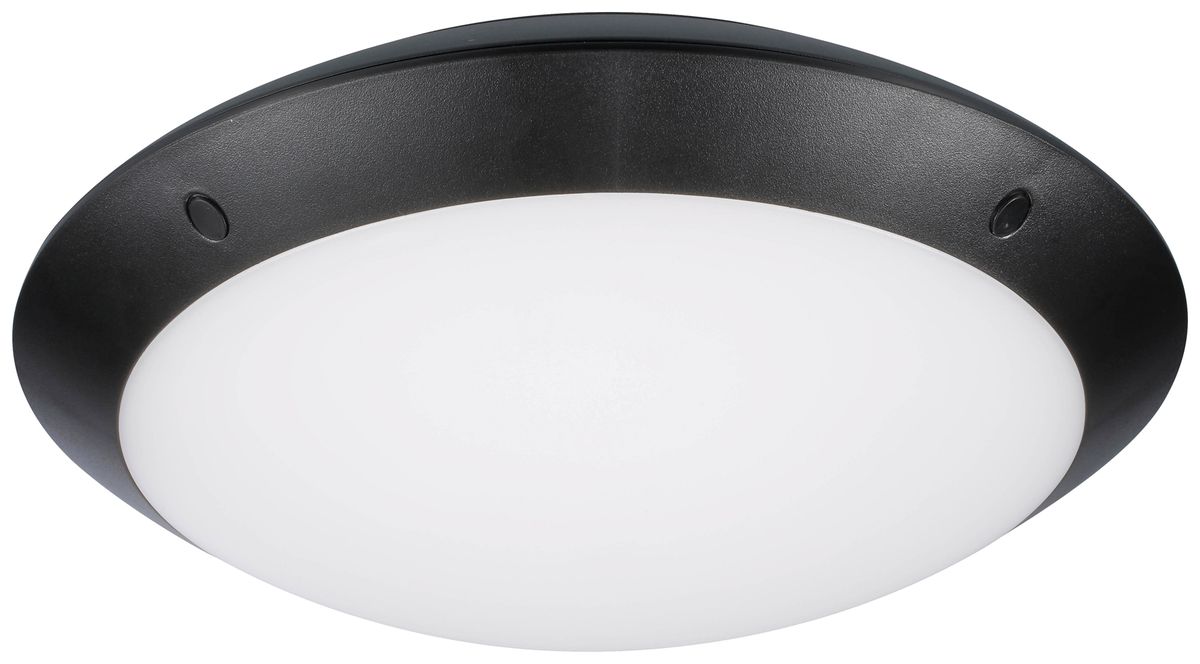 LED-Deckenleuchte Sylvania START HF SEN 14W 1450lm 830 IP66 DIM Ø350 schwarz