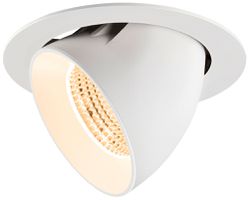 Downlight LED SLV NUMINOS GIMBLE XL 24W 3500lm 2700K WB DALI Ø190×135mm bc