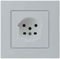 UP-Steckdose HA kallysto.pro Typ 15 mit Steckklemmen lichtgrau