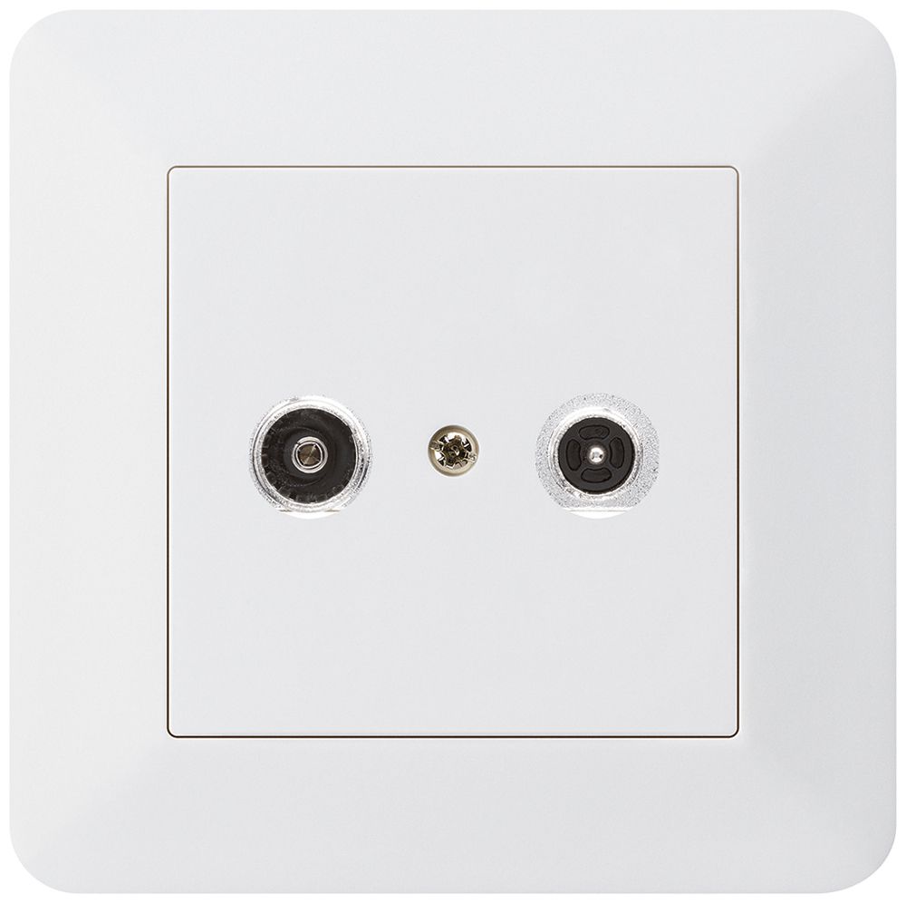 Prise antenne ENC kallysto.trend R/TV 11dB 2GHz blanc