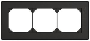 En-tête ENC EDIZIO.liv SNAPFIX® 1×3 pour combinaisons au choix noir