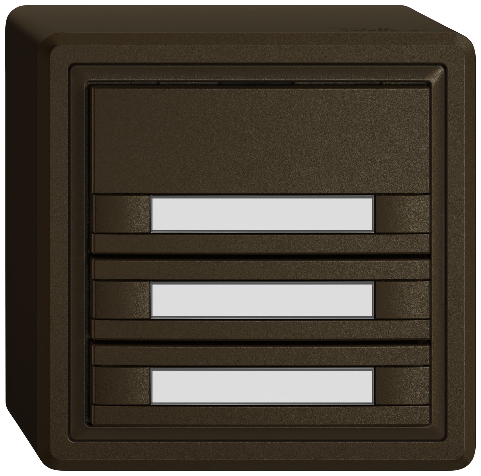 AP-Universaltaster EDIZIO.liv UNI SNAPFIX® o.LED 3× 2-Tbed.Pap.br